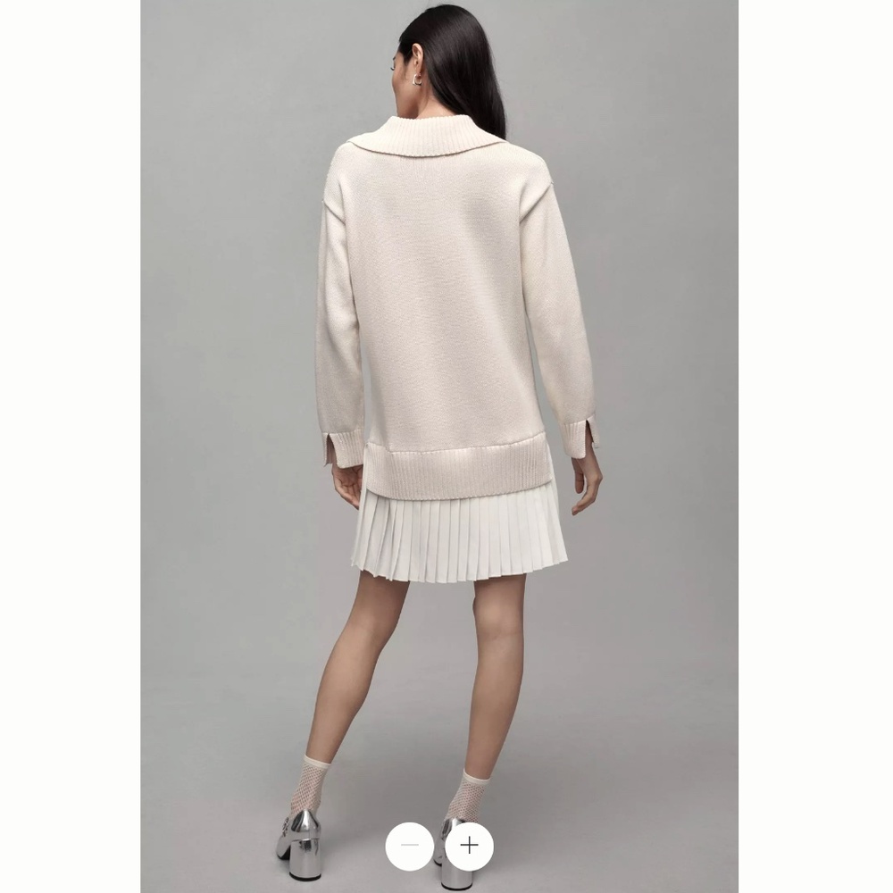 Anthropologie x English Factory Twofer Dress- Size L - Picture 2 of 3
